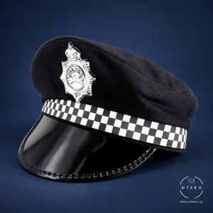 Gorro de policía para disfraz con visera