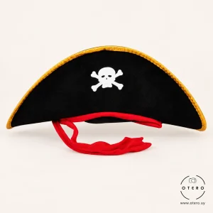 Sombrero pirata negro para cotillón